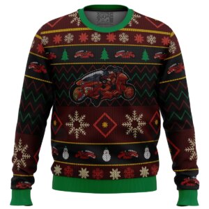 Akira Shotaro Kaneda Bike Ugly Christmas Sweater