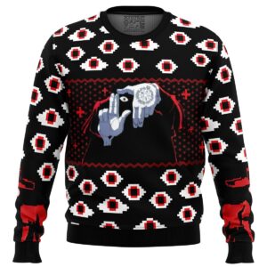 Alucard Eyes Hellsing Ugly Christmas Sweater