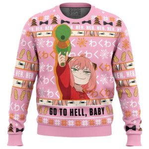 Anya Go To Hell Baby Spy X Family Ugly Christmas Sweater