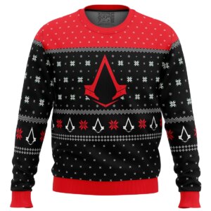 Assassins Creed Assassin Insignia Symbol Ugly Christmas Sweater