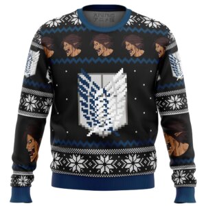 Attack on Titan Survery Corps Ugly Christmas Sweater