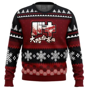 Axe Kick Baki Ugly Christmas Sweater