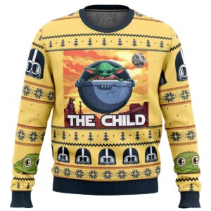 Baby Yoda the Child Mandalorion Star Wars Ugly Christmas Sweater