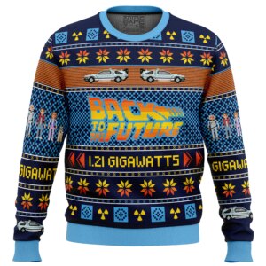 Back To The Future Ugly Christmas Sweater