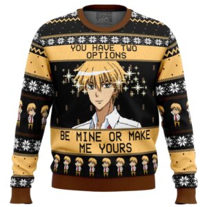 Be Mine Or Make Me Yours Maid Sama Ugly Christmas Sweater