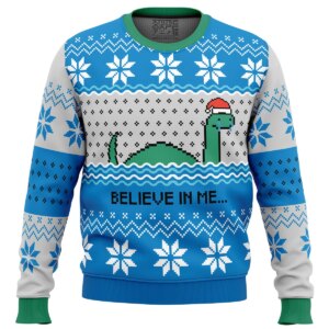 Believe in me...Nessie Ugly Christmas Sweater