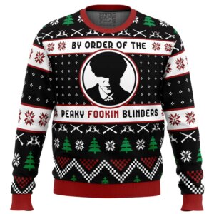 By The Order of The Peaky Blinders Peaky Blinders Ugly Christmas Sweater