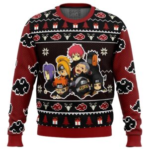 Chibi Akatsuki Ugly Christmas Sweater