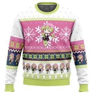 Chibi Christmas Mitsuri Kanroji Demon Slayer Ugly Christmas Sweater