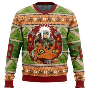 Chibi Jiraiya Shippuden Ugly Christmas Sweater