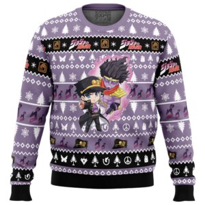 Chibi Jotaro Kujo Jojo's Bizarre Adventure Ugly Christmas Sweater