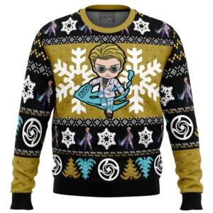 Chibi Nanami Kento Jujutsu Kaisen Ugly Christmas Sweater