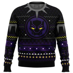 Christmas Black Panther Ugly Christmas Sweater