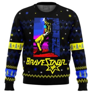 Christmas Cowboy Bravestarr Ugly Christmas Sweater