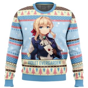 Christmas Doll Violet Evergarden Ugly Christmas Sweater