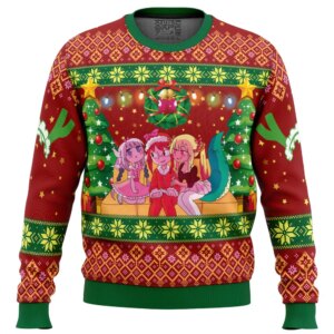 Christmas Family Miss Kobayashi's Dragon Maid Ugly Christmas Sweater