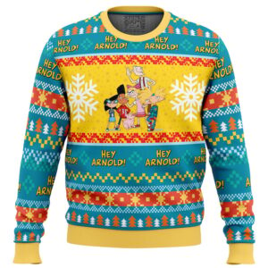 Christmas Hey Arnold! Nickelodeon Ugly Christmas Sweater