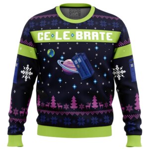 Christmas in Gallifrey Doctor Who Ugly Christmas Sweater