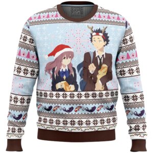 Christmas Love A Silent Voice Ugly Christmas Sweater