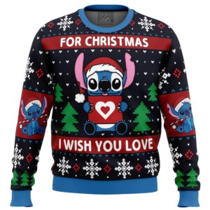 Christmas Love Stitch Ugly Christmas Sweater