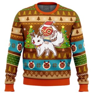 Christmas Mononoke Princess Mononoke Ugly Christmas Sweater