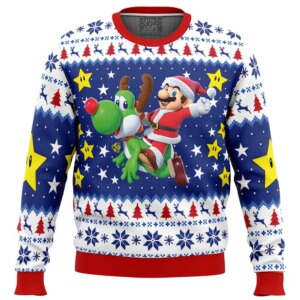 Christmas Odyssey Mario Bros. Ugly Christmas Sweater