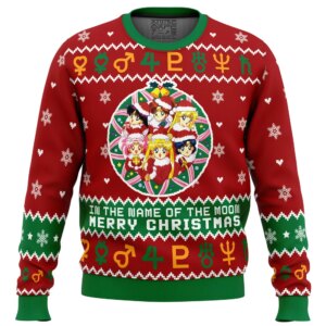 Christmas Sailor Guardians Sailor Moon Ugly Christmas Sweater