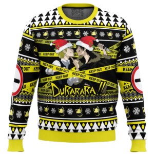 Christmas Shizuo and Izaya Durarara!! Ugly Christmas Sweater