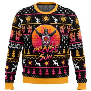 Christmas Solaire Dark Souls Ugly Christmas Sweater