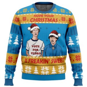 Christmas Vote Napoleon Dynamite Ugly Christmas Sweater