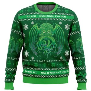 Cthulhu Cultist Christmas Ugly Christmas Sweater