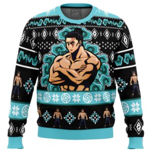 Cursed Energy Aoi Todo Jujutsu Kaisen Ugly Christmas Sweater