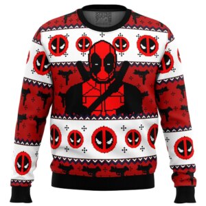 Deadpool Guy Ugly Christmas Sweater