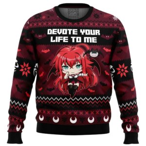 Devote Your Life To Me High School DxD Ugly Christmas Sweater