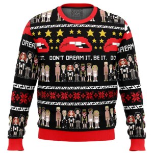 Don't Dream It Be It The Rocky Horror Picture Show Ugly Christmas Sweater