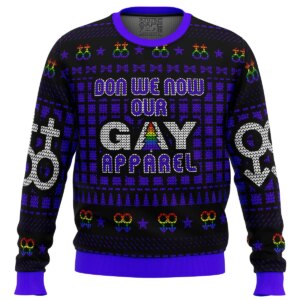 Don We Now Our Gay Apparel LGBT Ugly Christmas Sweater