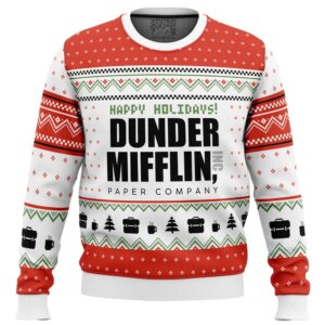 Dunder Mifflin The Office Ugly Christmas Sweater