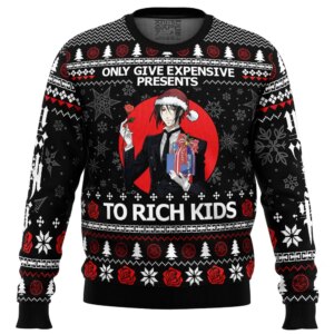 Expensive Gifts Black Butler Ugly Christmas Sweaters