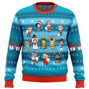 Festive Haikyuu Ugly Christmas Sweater