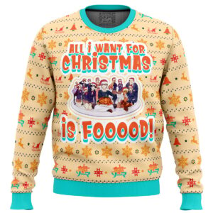 Food Wars Culinary Academy Ugly Christmas Sweater