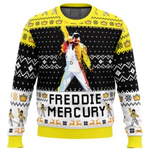 Freddie Mercury Queen Ugly Christmas Sweater