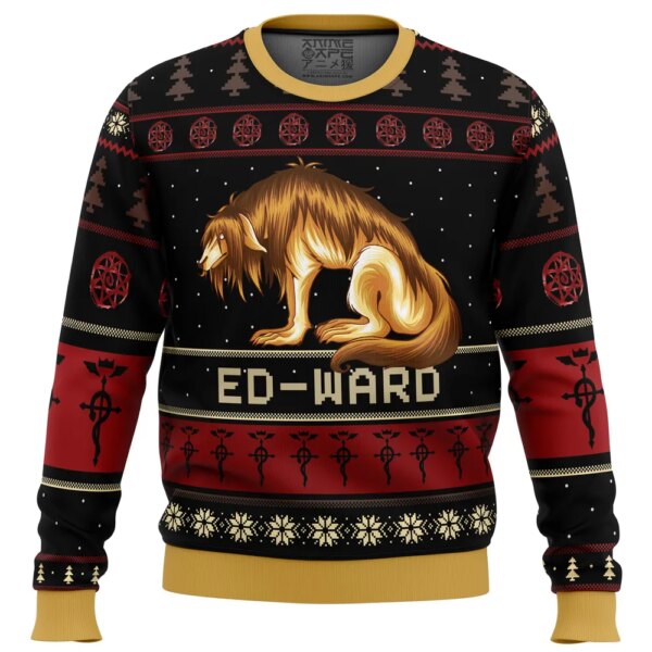 Fullmetal Alchemist Chimera Nina Tucker Ed-ward Ugly Christmas Sweater