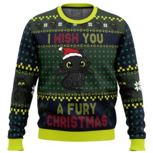 Fury Christmas Toothless Ugly Christmas Sweater