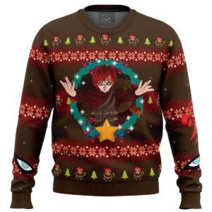 Gaara Shippuden Ugly Christmas Sweater