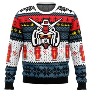 RX 78 Gundam Ugly Christmas Sweater