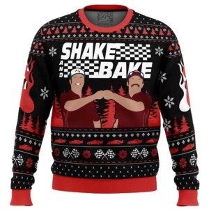 Shake And Bake Talladega Nights Ugly Christmas Sweater