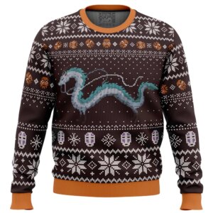 Studio Ghibli Spirits Ugly Christmas Sweater