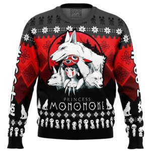 The Pack Princess Mononoke Ugly Christmas Sweater