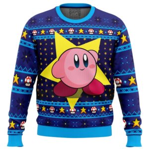 The Pink Hero Kirby's Dream Land Ugly Christmas Sweater