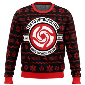 Tokyo Metropolitan Jujutsu Kaisen Ugly Christmas Sweater